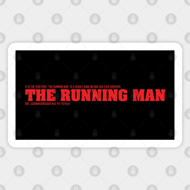 The Running Man Magnet by BadBox